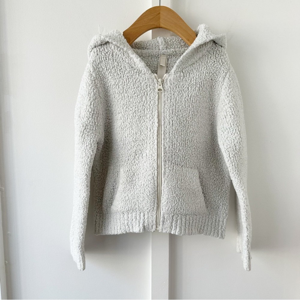 SKIMS grey cozy knit hoodie